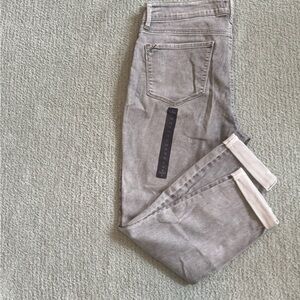 NYDJ Gray Straight Leg Jeans Soft Denim